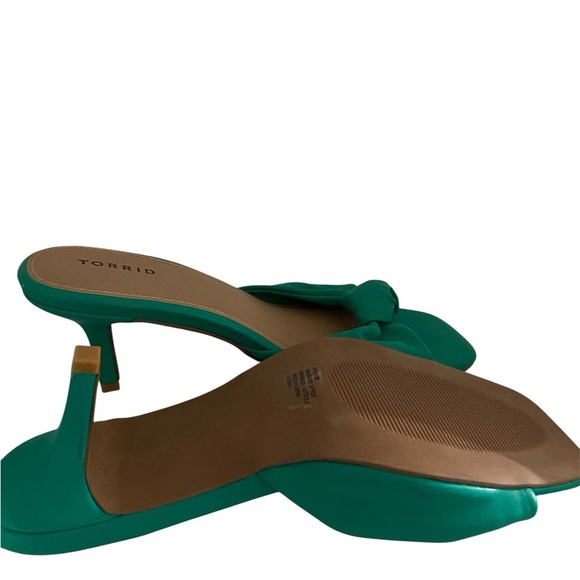 NWT Torrid green mules with the kitten mules. - Picture 3 of 3